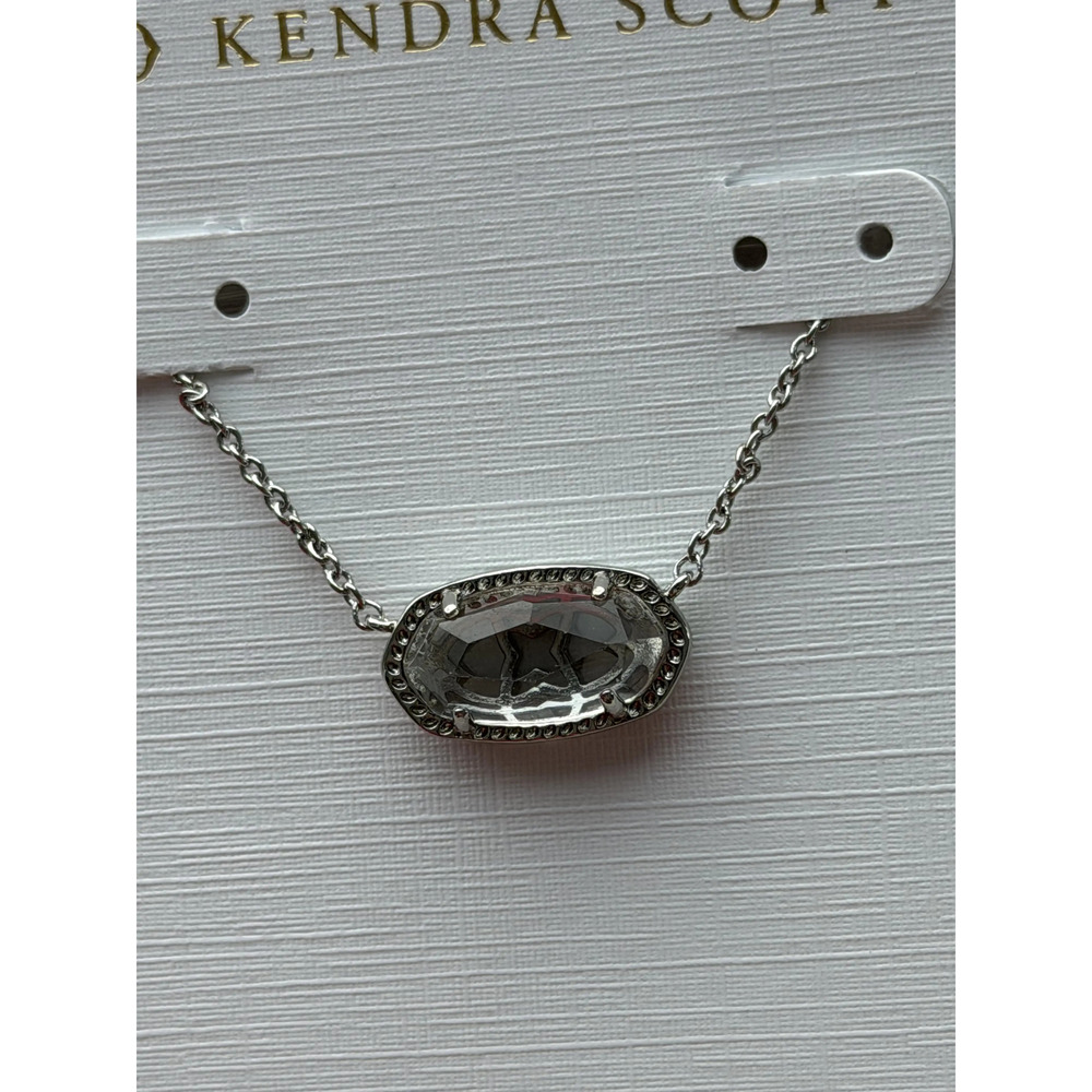 Kendra Scott Grey Pendant Necklace - Picture 2 of 3